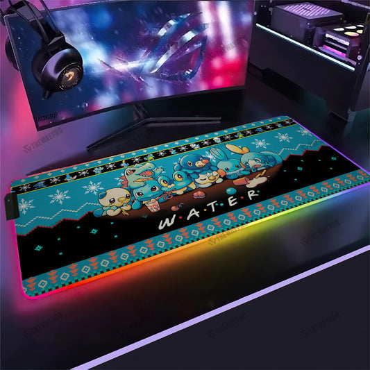 Water Type Custom Led Mousepad