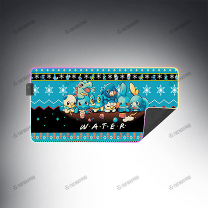 Water Type Custom Led Mousepad