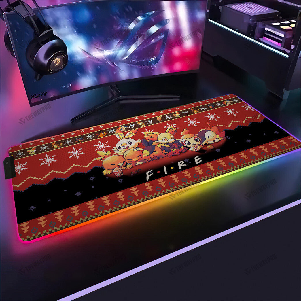 Fire Type Custom Led Mousepad