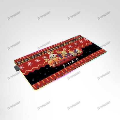 Fire Type Custom Led Mousepad