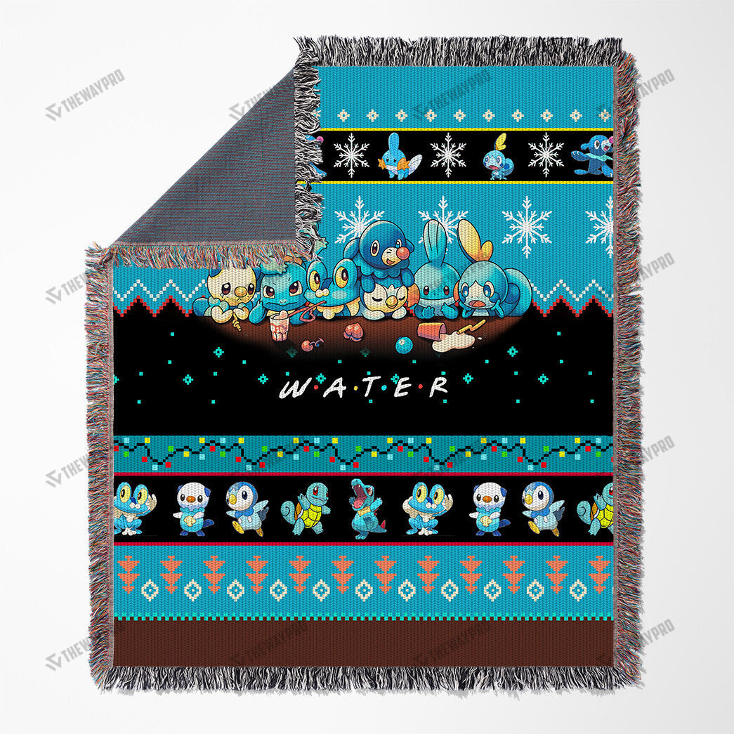 Water Custom Woven Blanket