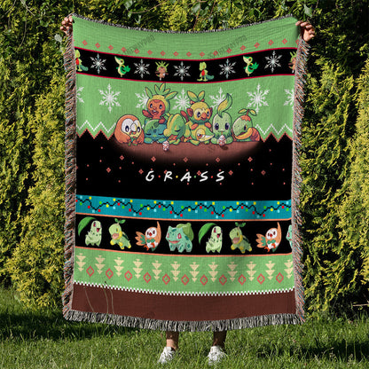 Grass Custom Woven Blanket