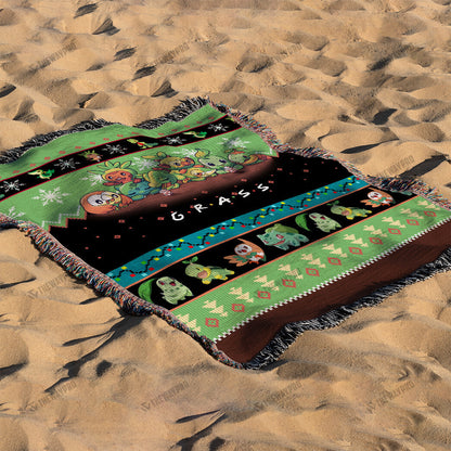 Grass Custom Woven Blanket