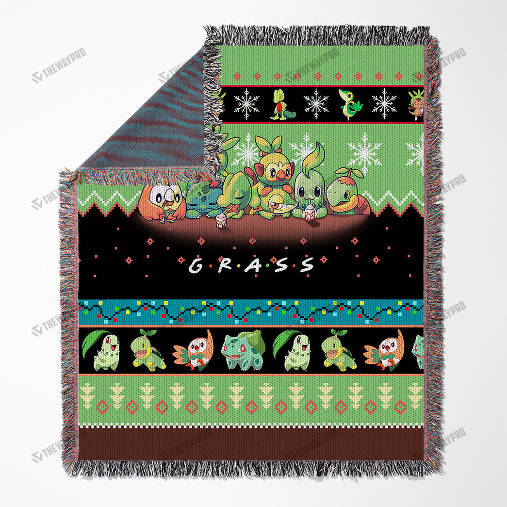 Grass Custom Woven Blanket