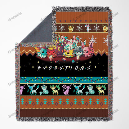 Eevee Evolutions Custom Woven Blanket