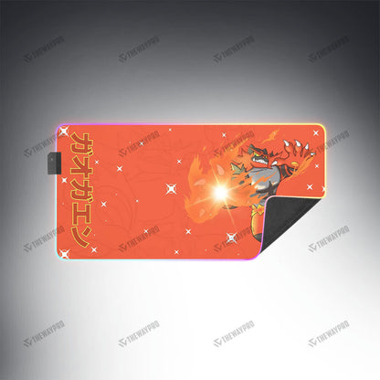Incineroar Custom Led Mousepad