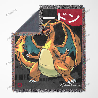 Charizard Custom Woven Blanket