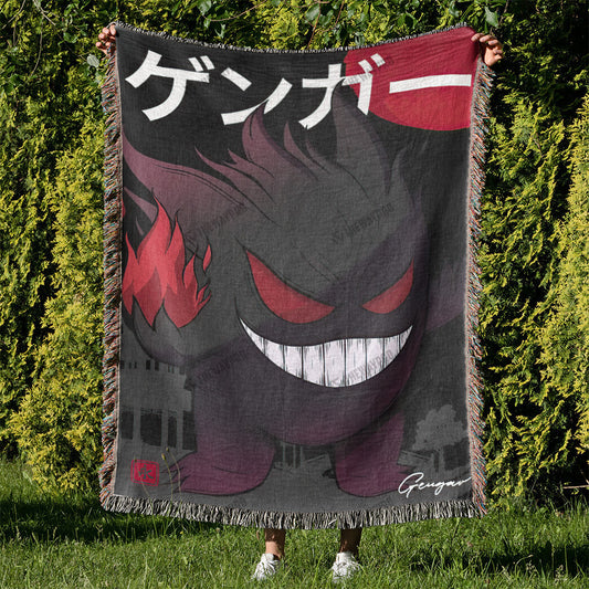 Gengar Custom Woven Blanket