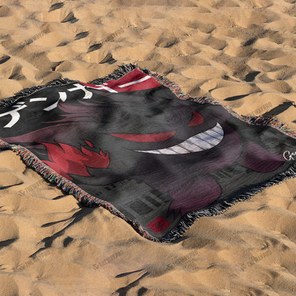 Gengar Custom Woven Blanket