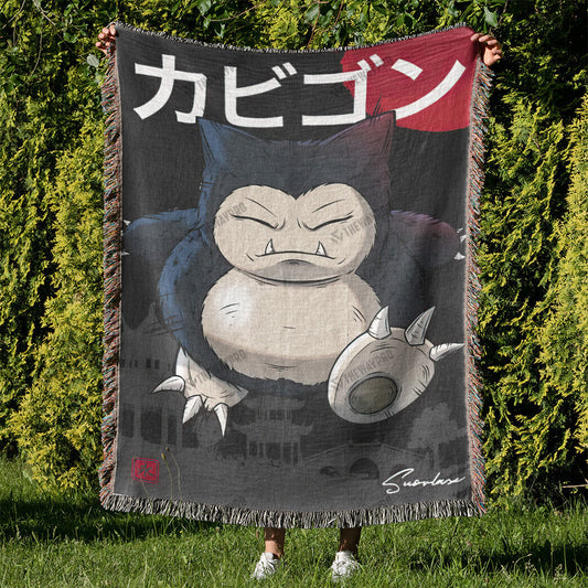 Snorlax Custom Woven Blanket