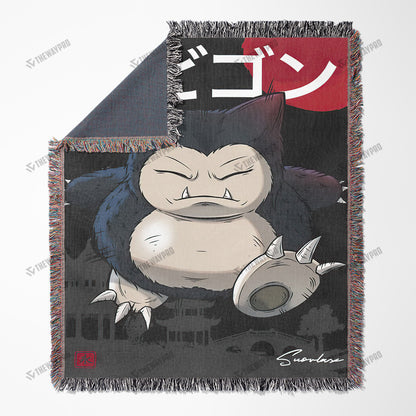 Snorlax Custom Woven Blanket