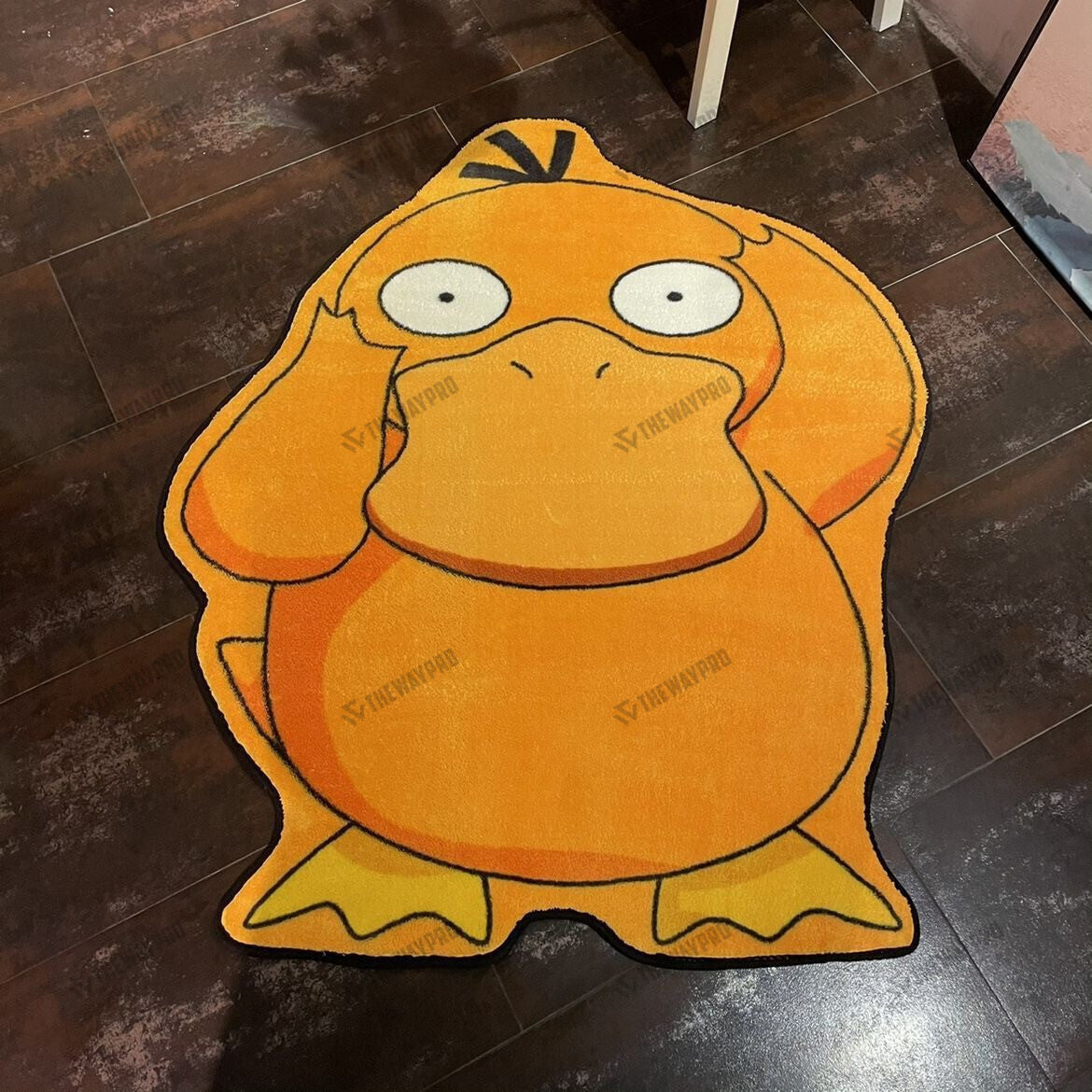 Psyduck Custom Shape Rug