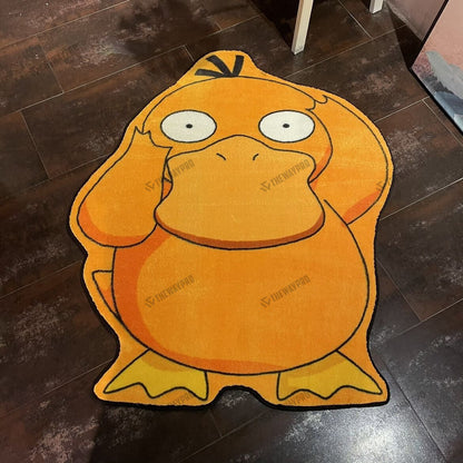 Psyduck Custom Shape Rug