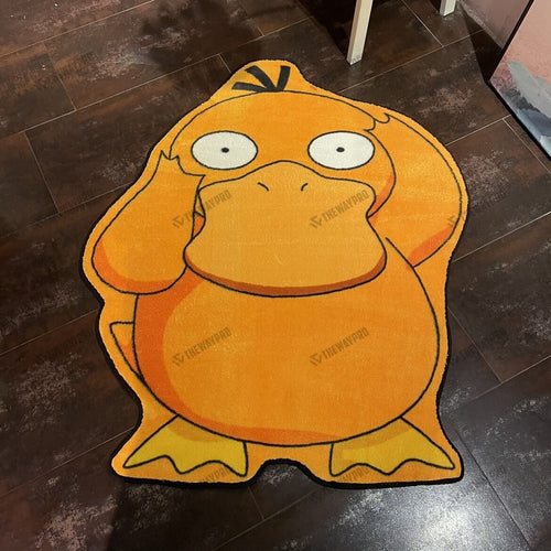 Psyduck Custom Shape Rug