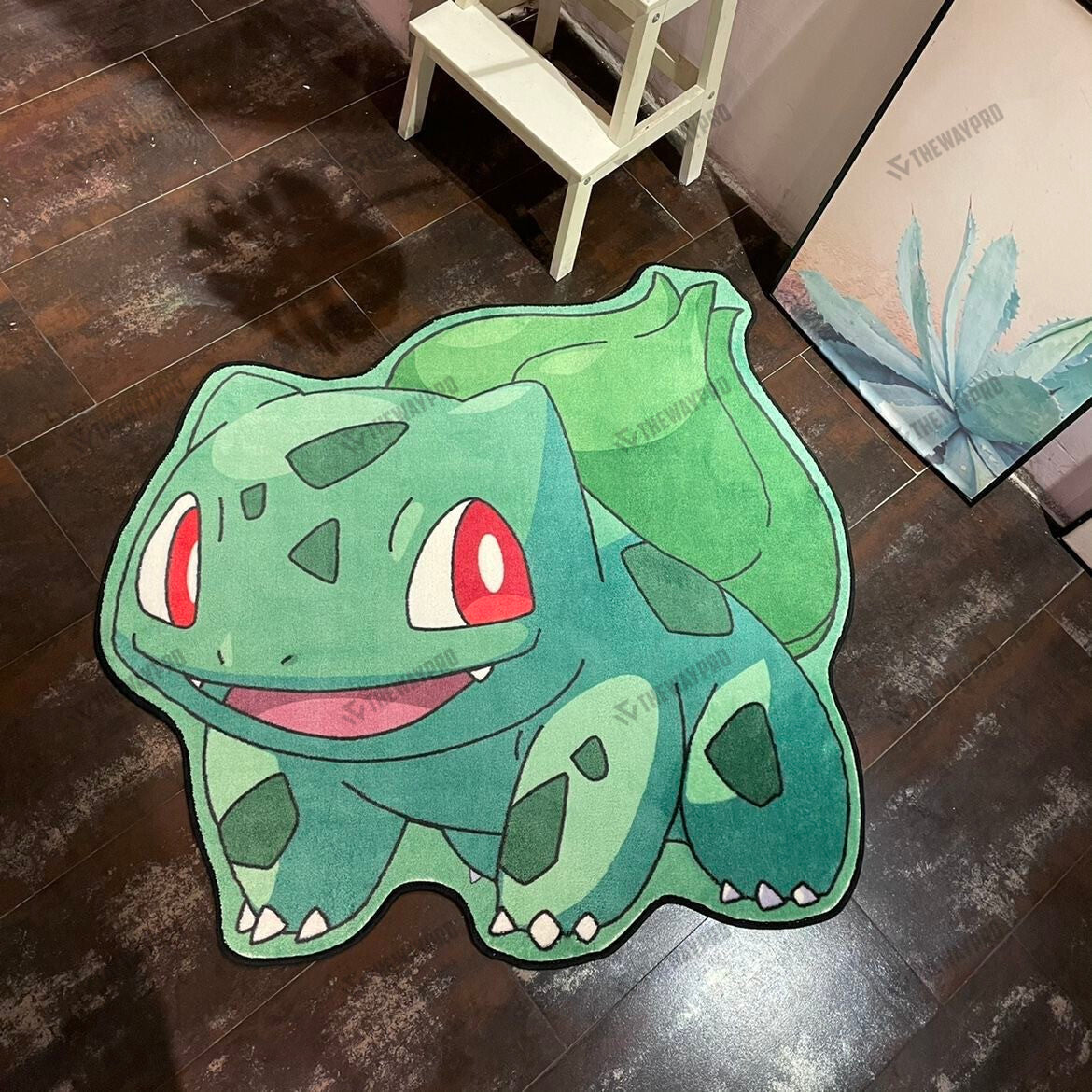 Bulbasaur Custom Shape Rug