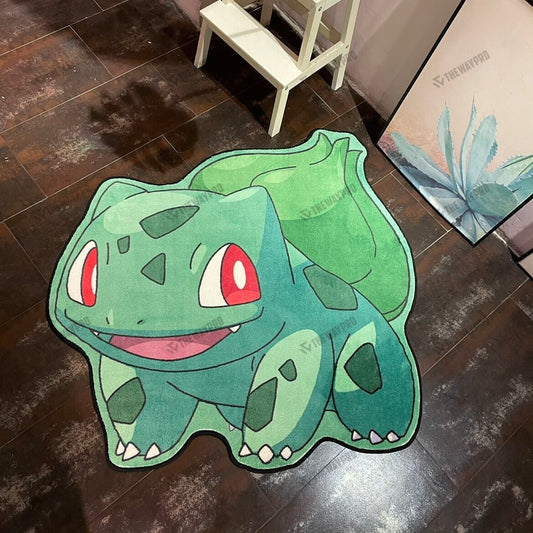 Bulbasaur Custom Shape Rug