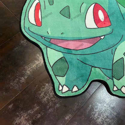 Bulbasaur Custom Shape Rug
