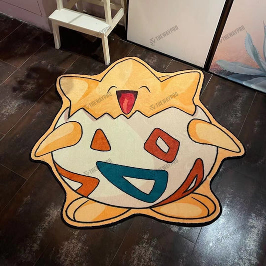Togepi Custom Shape Rug