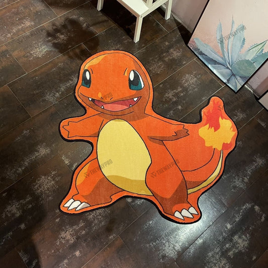 Charmander Custom Shape Rug