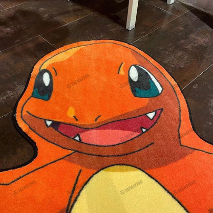 Charmander Custom Shape Rug