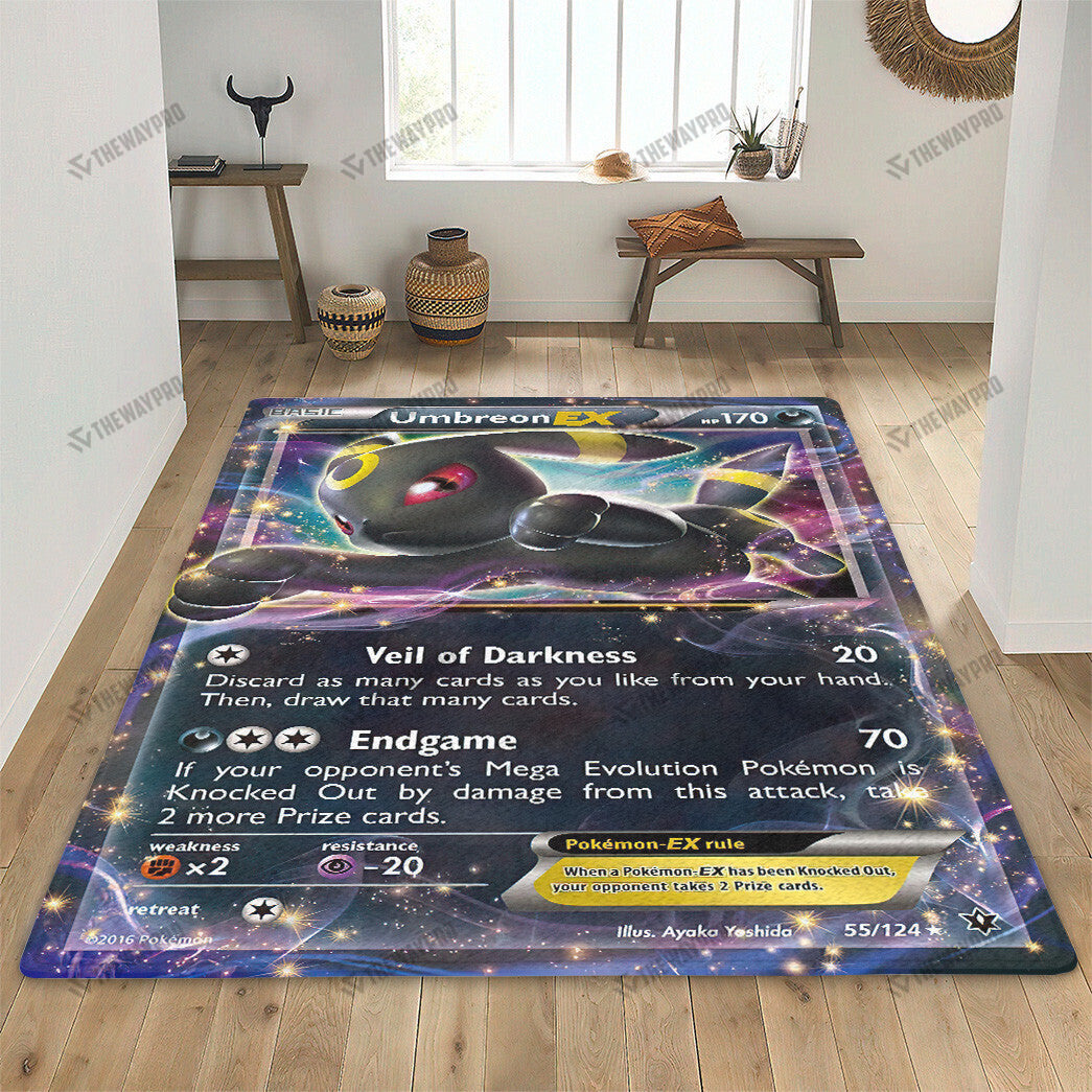 Umbreon-EX Fates Collide Custom Rug