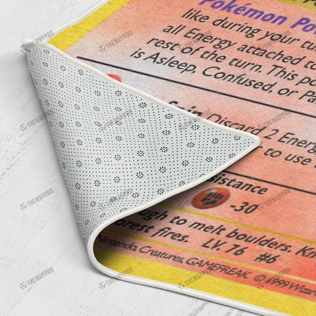 Charizard Card Custom Rug