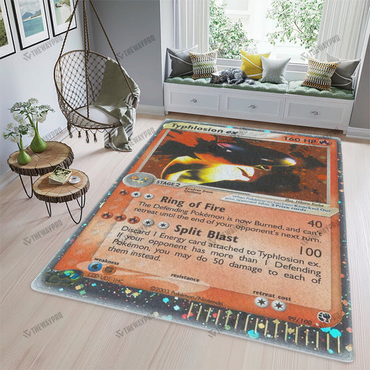 Typhlosion EX Custom Rug