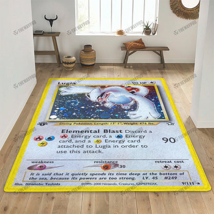 Lugia Custom Rug