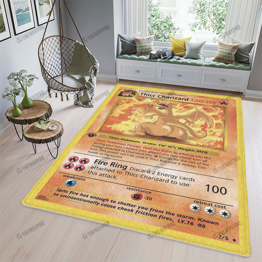 Thicc Charizard Custom Rug