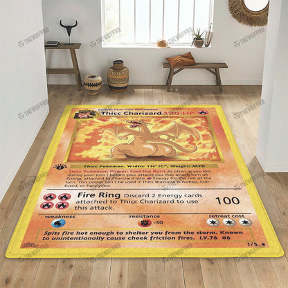 Thicc Charizard Custom Rug