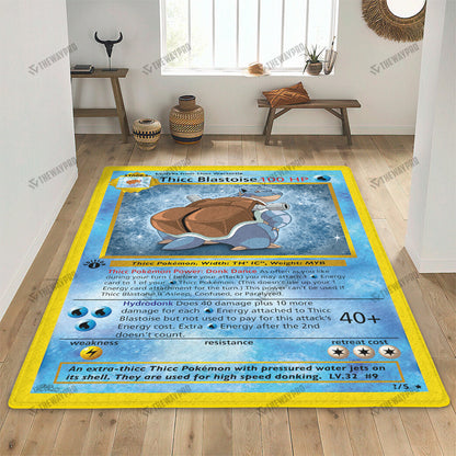 Thicc Blastoise Custom Rug