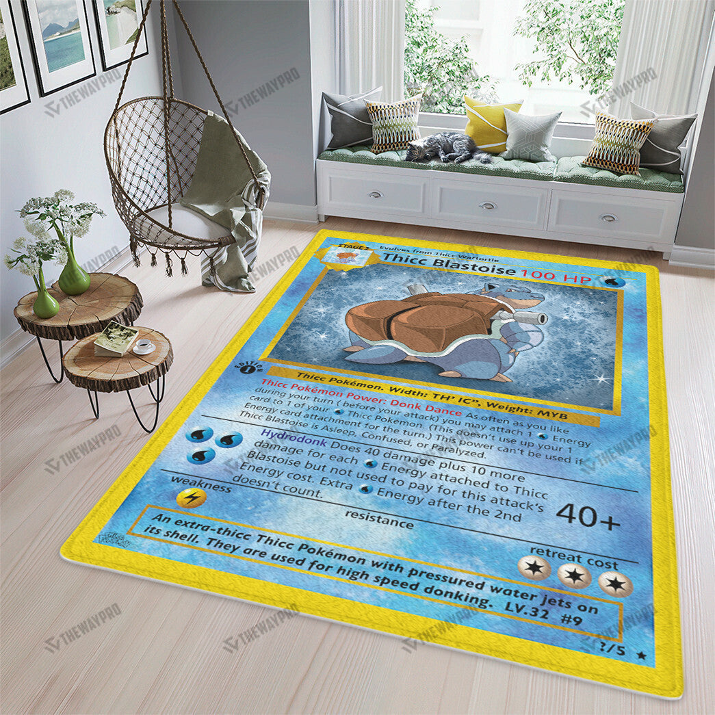 Thicc Blastoise Custom Rug