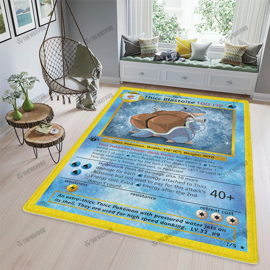 Thicc Blastoise Custom Rug