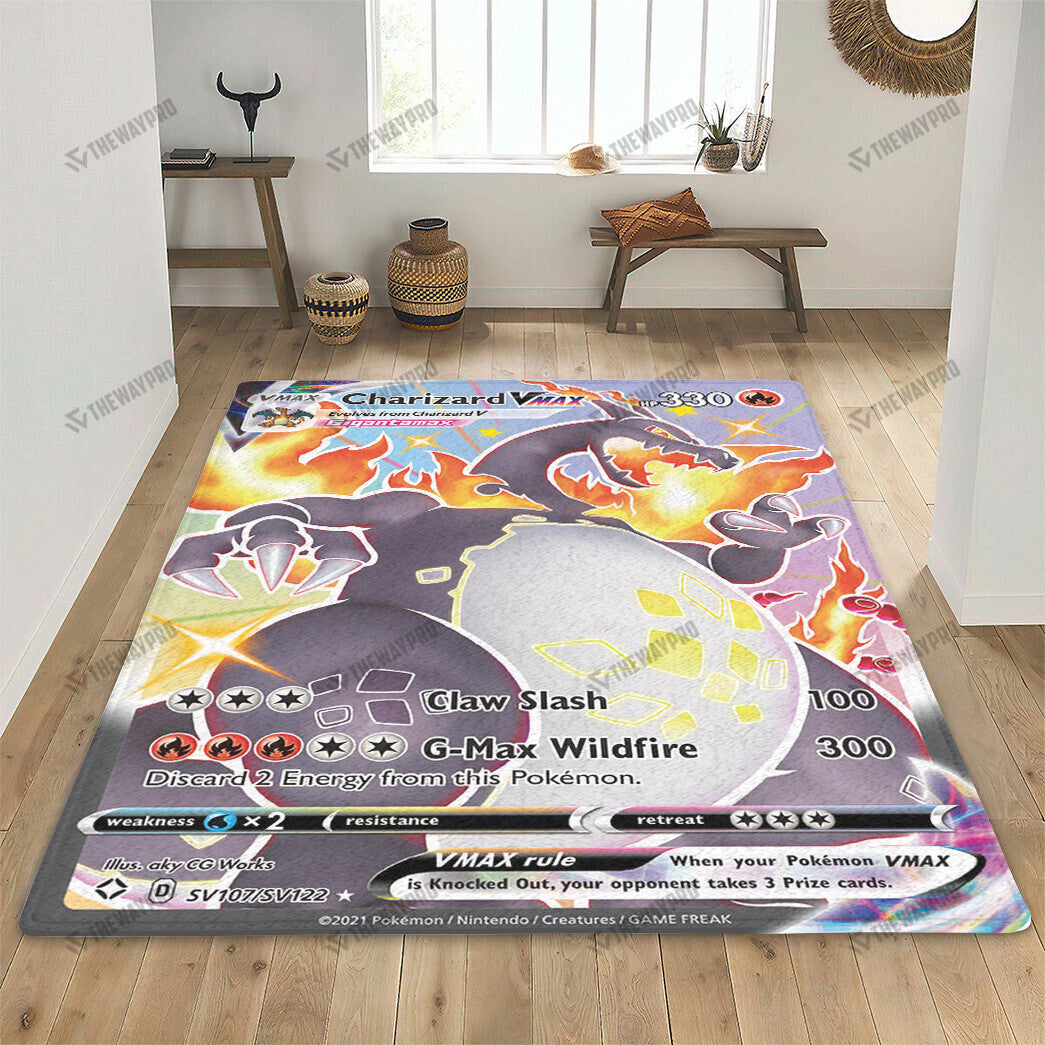 Charizard VMAX Shining Fates Custom Rug