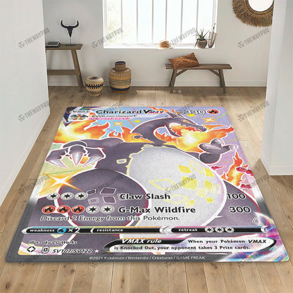 Charizard VMAX Shining Fates Custom Rug