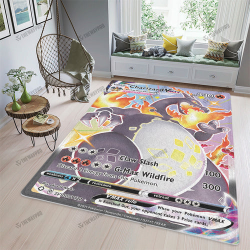 Charizard VMAX Shining Fates Custom Rug