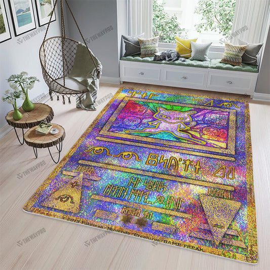 Ancient Mew Holo Custom Rug