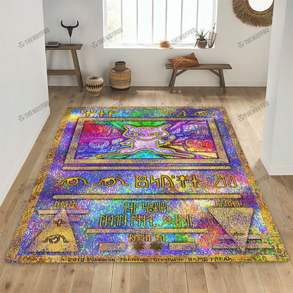 Ancient Mew Holo Custom Rug