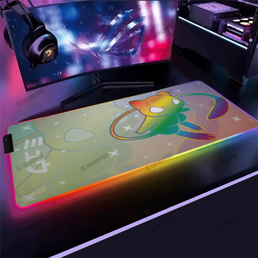 Colorful Mew Custom Led Mousepad
