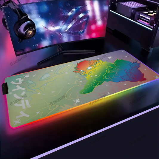 Colorful Arcanine Custom Led Mousepad