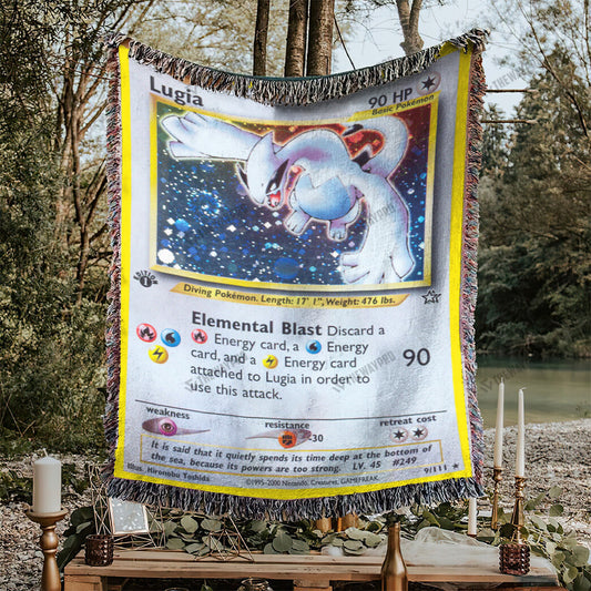 Lugia Custom Woven Blanket
