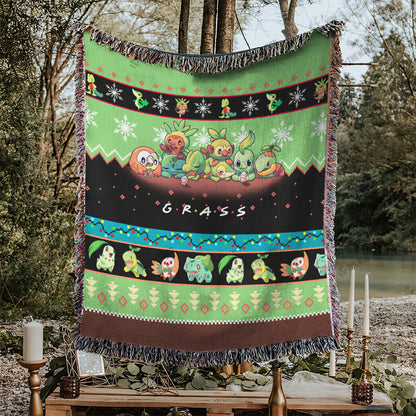 Grass Custom Woven Blanket