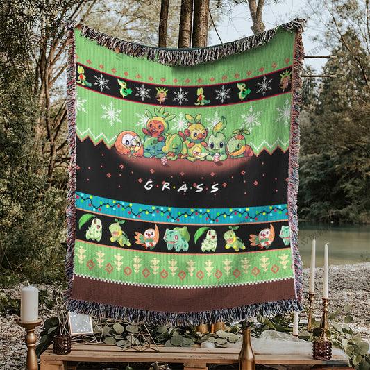 Grass Custom Woven Blanket