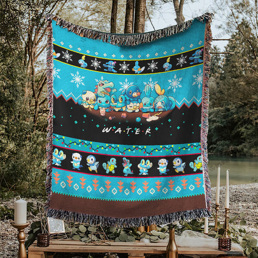 Water Custom Woven Blanket