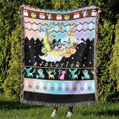 Eevee Evolutions Custom Woven Blanket