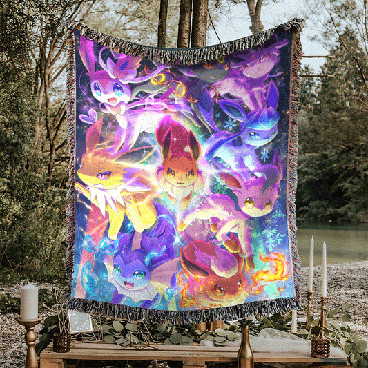 Eevee Evolutions Custom Woven Blanket
