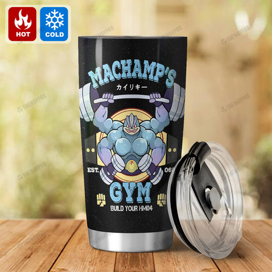 Machamp 3 Gym Custom Tumbler