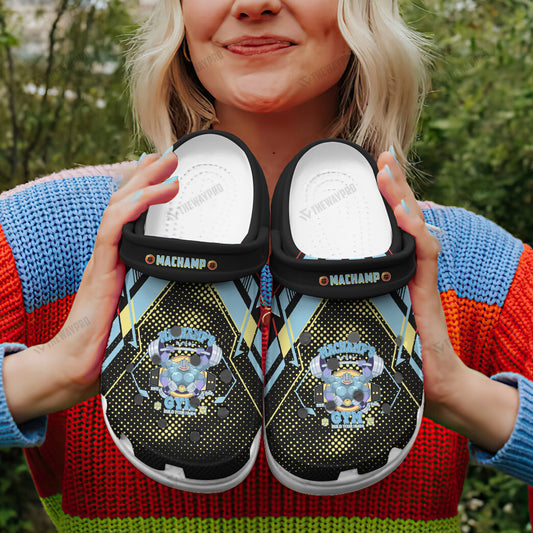 Machamp Blue Custom Classic Clogs