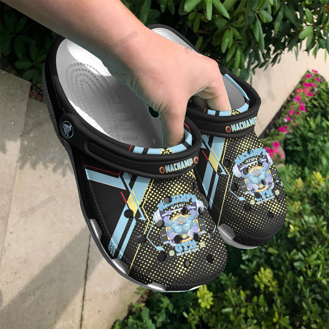 Machamp Blue Custom Classic Clogs