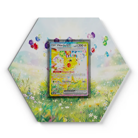 238/191 Pikachu EX Pokémon Card Artwork Hexagon Display